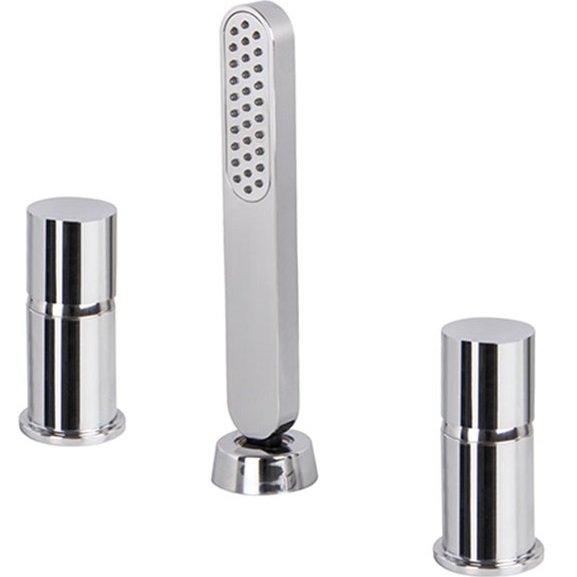 Смеситель на борт ванны Fima Carlo Frattini Nomos Go F4174/1NCR (хром), без излива