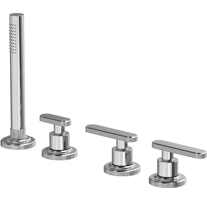 Смеситель на борт ванны Fima Carlo Frattini Park Lane F1324/1CR (хром), без излива