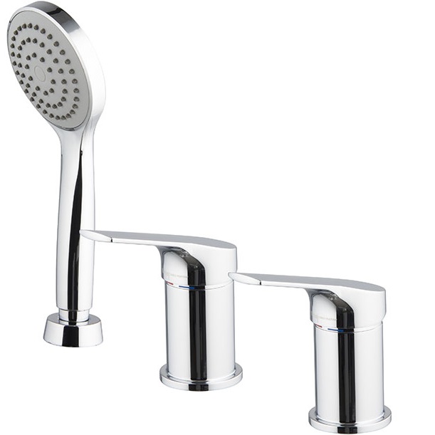 Смеситель на борт ванны Fima Carlo Frattini Serie 4 F3784/1NCR (хром), без излива