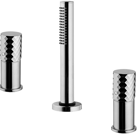 Смеситель на борт ванны Fima Carlo Frattini Spillo Tech F3044/1TNXCR (хром), без излива