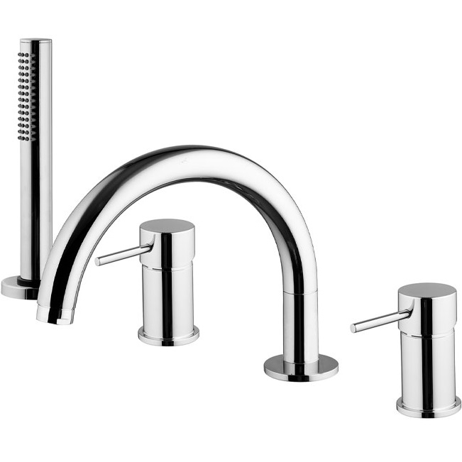 Смеситель на борт ванны Fima Carlo Frattini Spillo Up F3044NCR (хром), с изливом