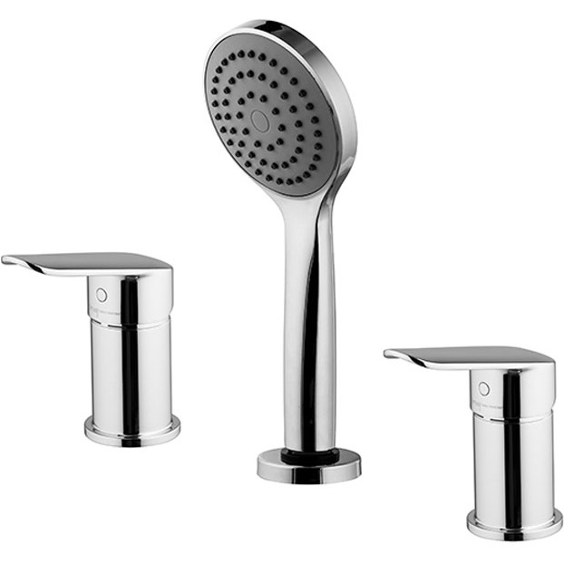 Смеситель на борт ванны Fima Carlo Frattini Spot F3014/1NCR (хром), без излива