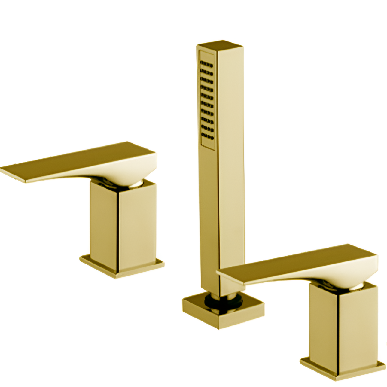 Смеситель на борт ванны Fima Carlo Frattini Zeta F3974/1NOR (золотой), без излива