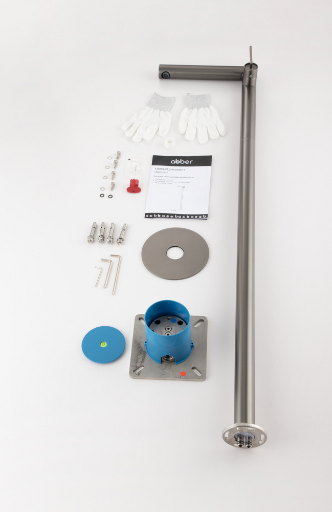 Смеситель напольный для раковины Abber Perfekte 316 AF8A40BGG (оружейная сталь брашированная)