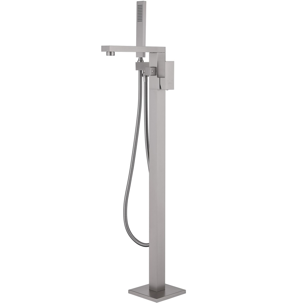 Смеситель напольный для ванны Abber Daheim AF8215SP (сатин)