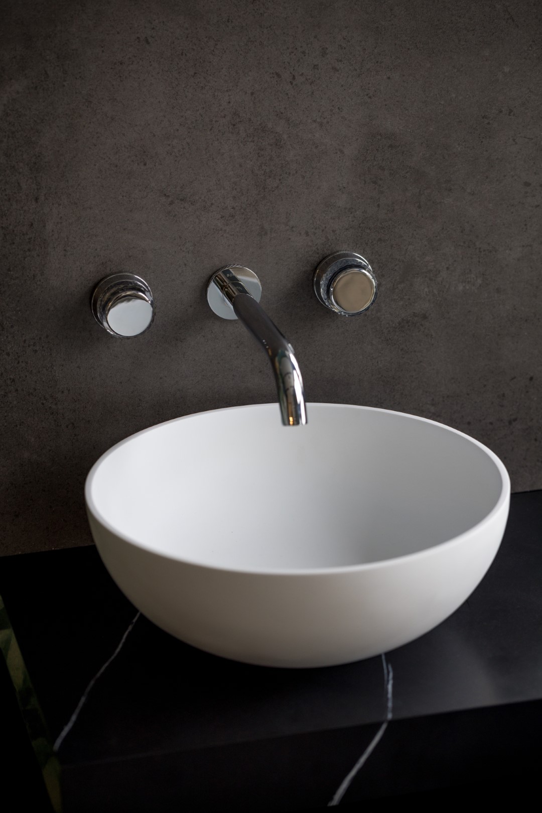 Смеситель для раковины скрытого монтажа Boheme Aura 152-2-CR-A (хром), без донного клапана