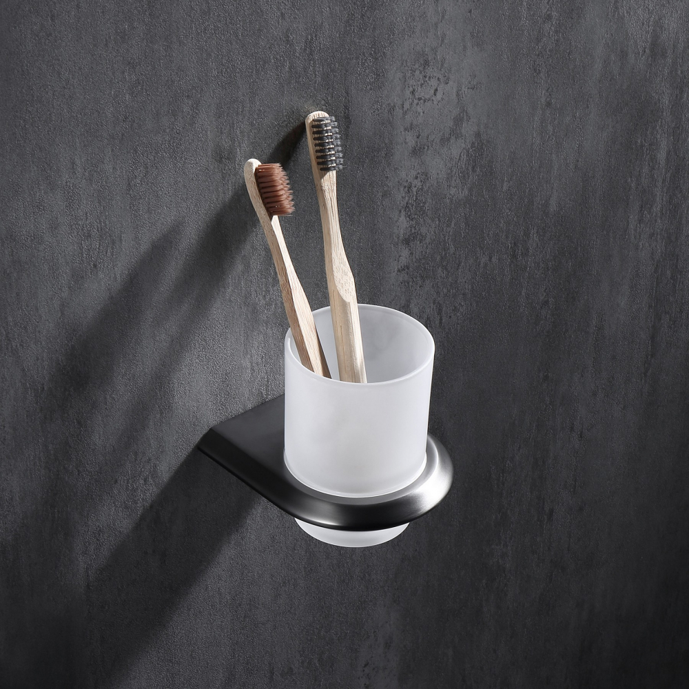 Стакан для зубных щеток Abber Nord AA1556NG (никель)