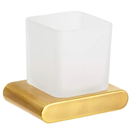 Стакан для зубных щеток Remer Lounge LN15BG (золото браш.), подвесной 