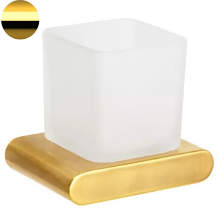 Стакан для зубных щеток Remer Lounge LN15DO (золото), подвесной 