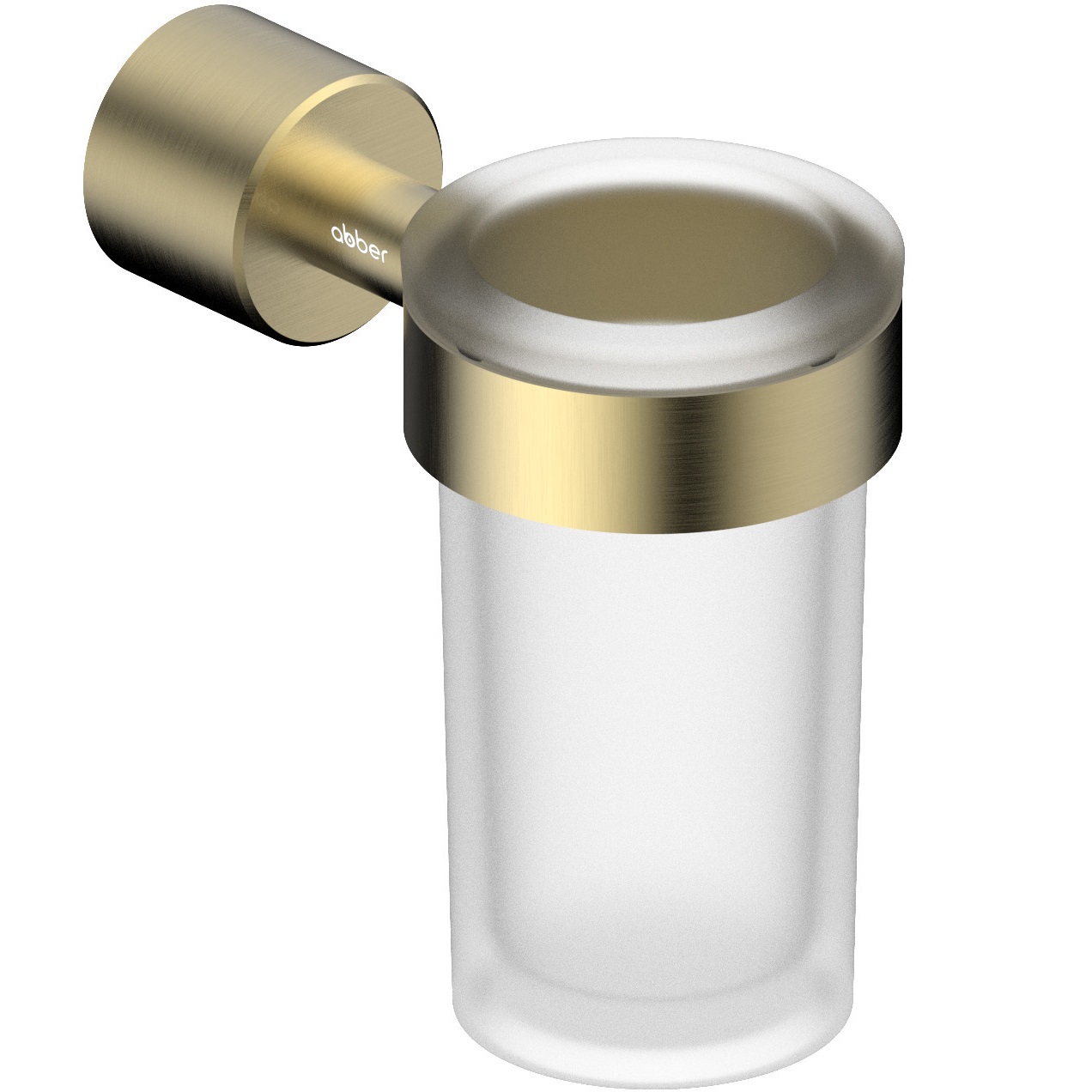 Стакан для зубных щеток с держателем Abber Osten 316 AA1861BG (золото брашированное)
