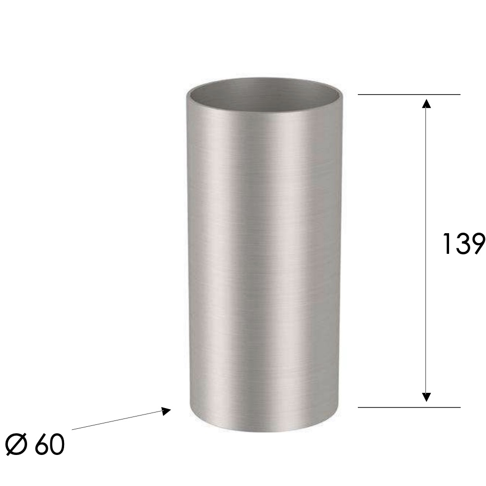 Стакан настольный Remer Inox SSXI15A (сталь)