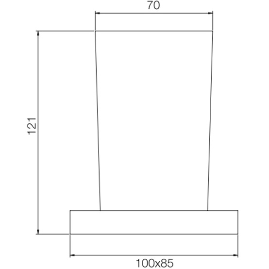 Стакан подвесной Fima Carlo Frattini Accessori F6023/1WCR (хром)