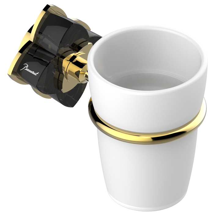 Стакан подвесной THG Petale de cristal noir U6D-F01-536 (золотой, черный хрусталь)