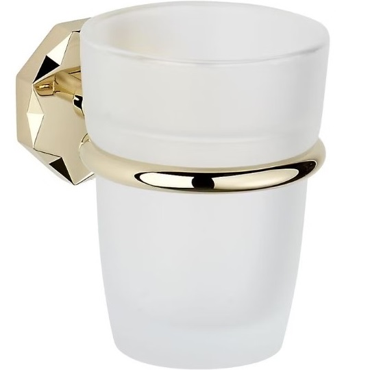 Стакан стеклянный подвесной THG Nihal Porcelaine Ivoire U2N-F30-536 (золотой)