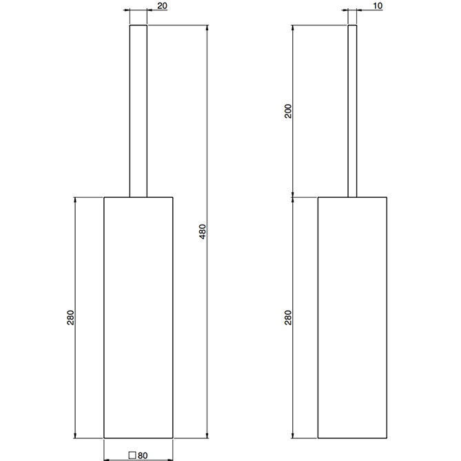 Туалетный ёршик напольный Fima Carlo Frattini Accessori F6026/3OR (золотой)