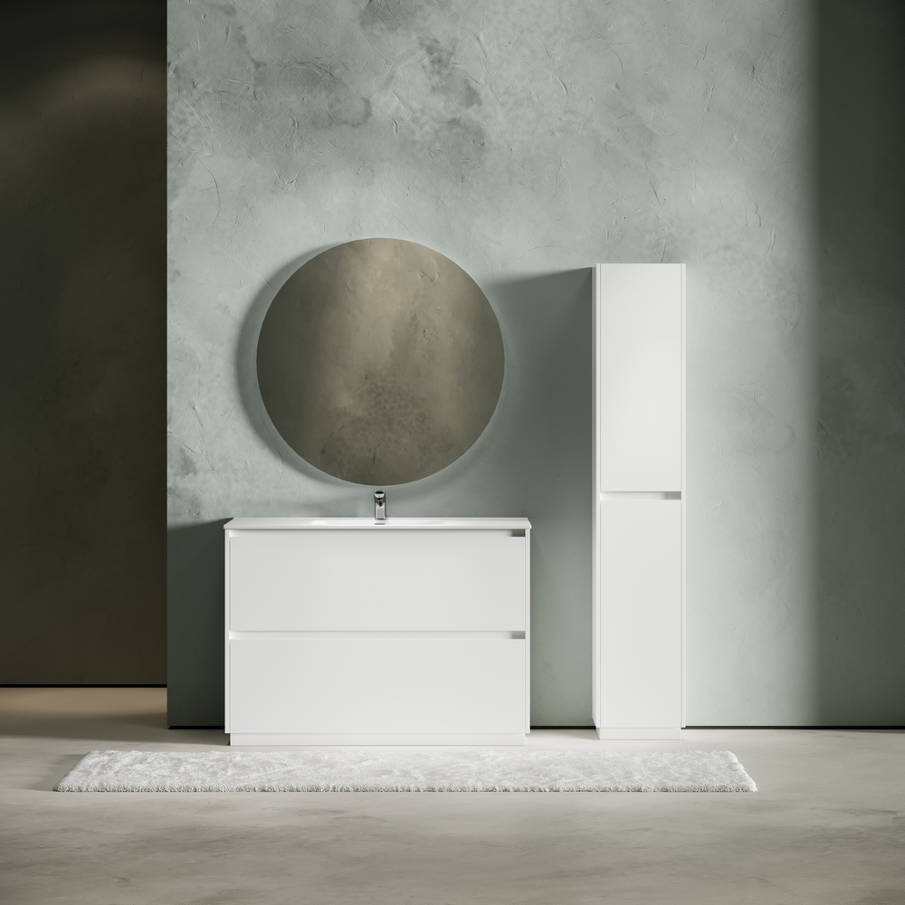 Тумба напольная Sancos Либра напольная (Libra Floor) LB120F-1W 119х45х84 (белый глянцевый)