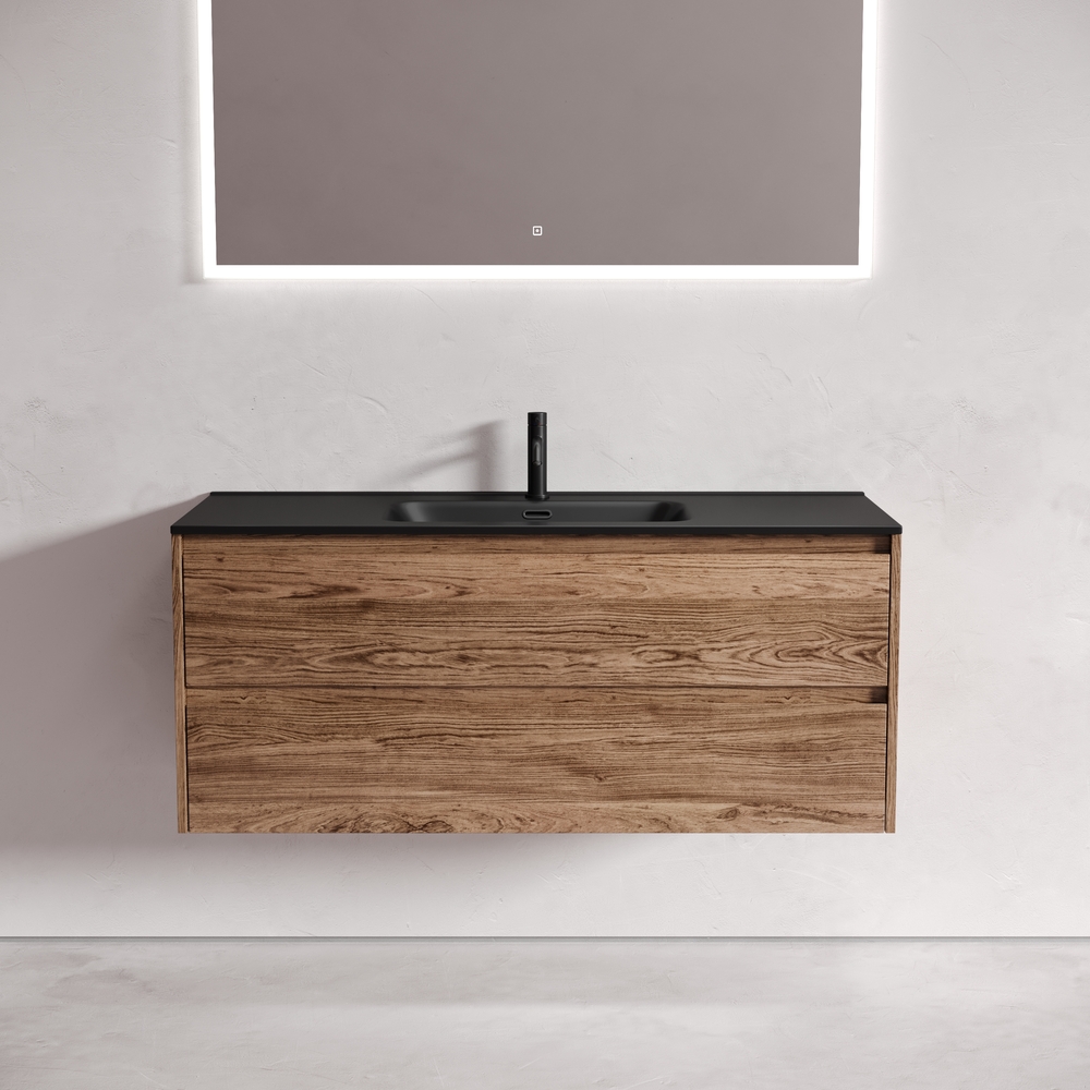 Тумба подвесная Sancos Либра (Libra) LB120-1ECH 119х45х50 (дуб чарльстон)