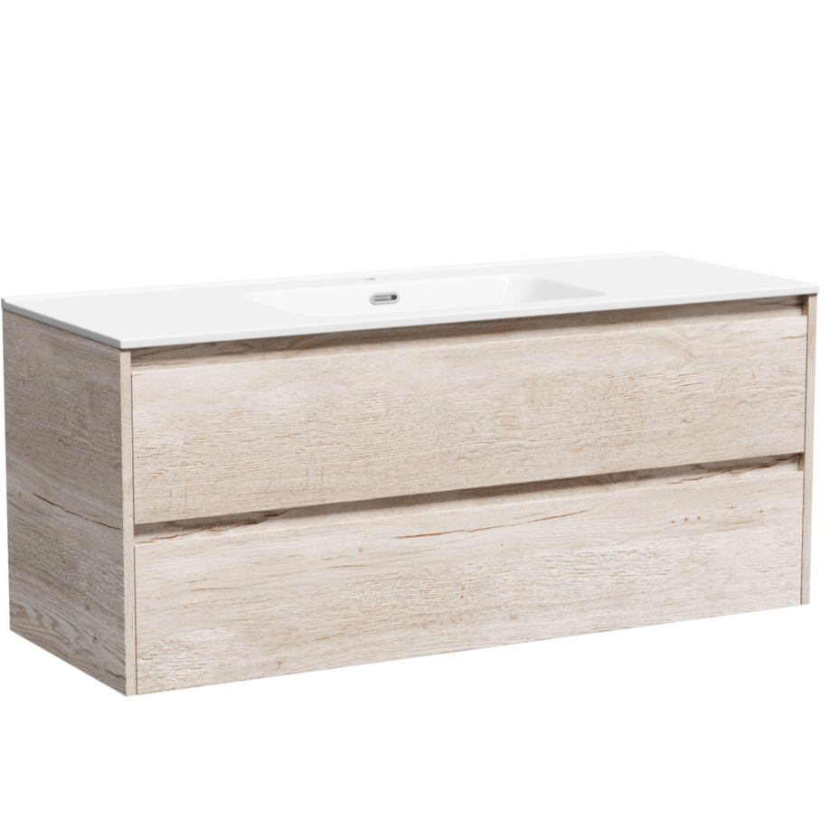 Тумба подвесная Sancos Либра (Libra) LB120-1EG 119х45х50 (дуб галифакс)