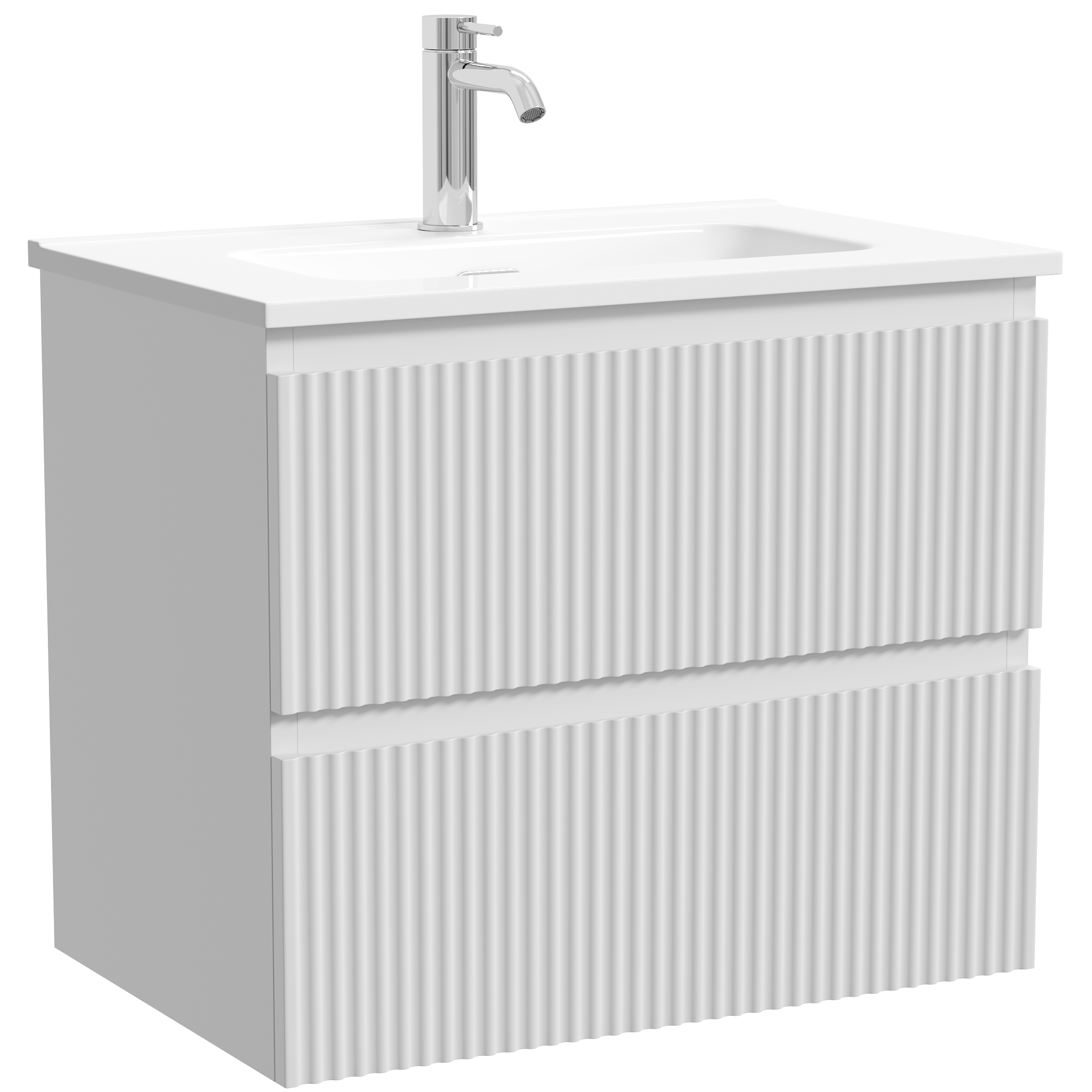 Тумба подвесная Sancos Snob R SNR60/39W 59х39х50 (белый матовый)