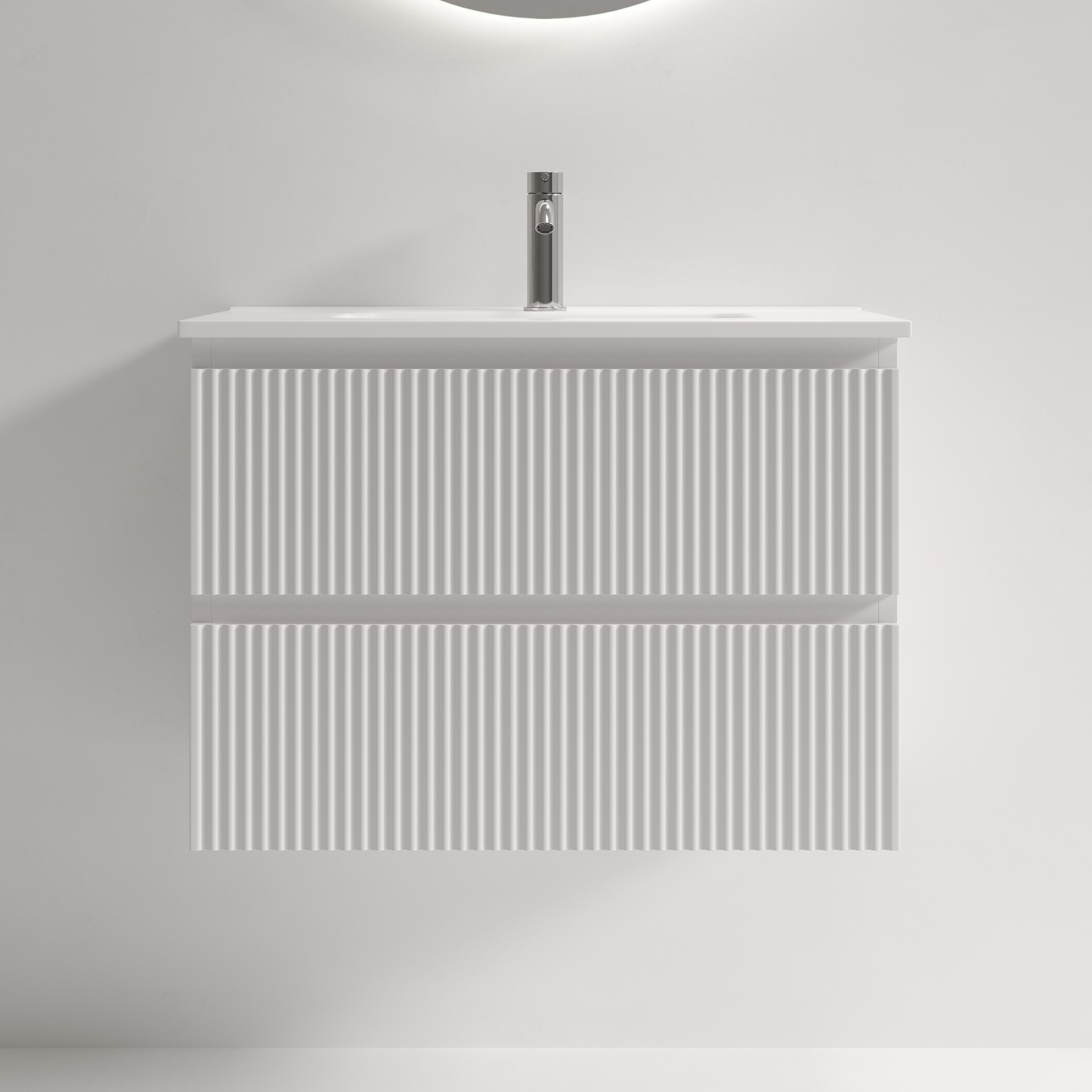 Тумба подвесная Sancos Snob R SNR70/39W 69х39х50 (белый матовый)
