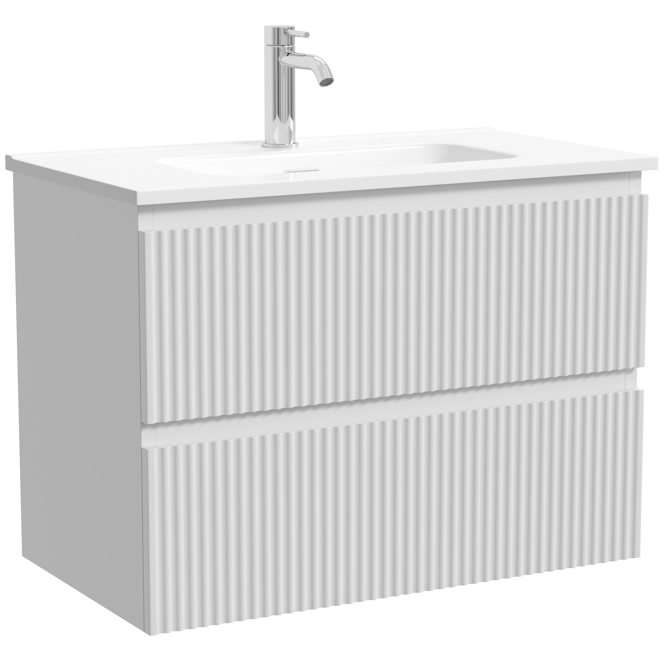 Тумба подвесная Sancos Snob R SNR70/39W 69х39х50 (белый матовый)