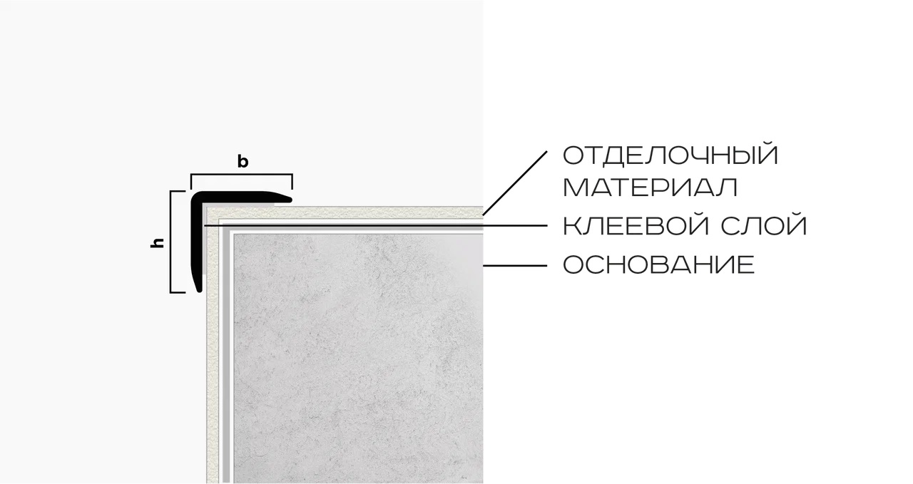 Угол 10x10 мм алюминий Neexy PV60-43 (муар бежевый), 2.7 м.