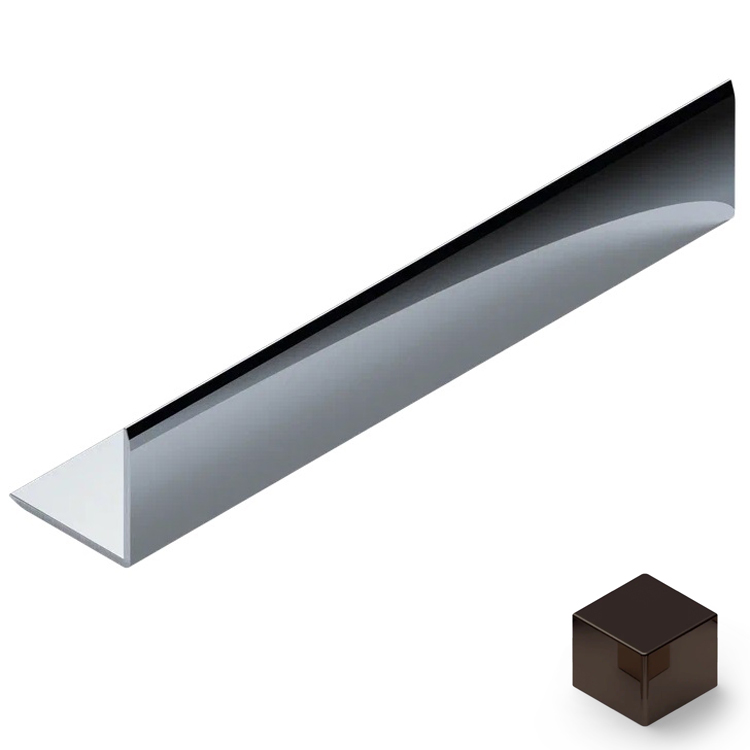 Угол 15x15 мм алюминий Neexy PV61-11 (коричневый блестящий), 2.7 м.