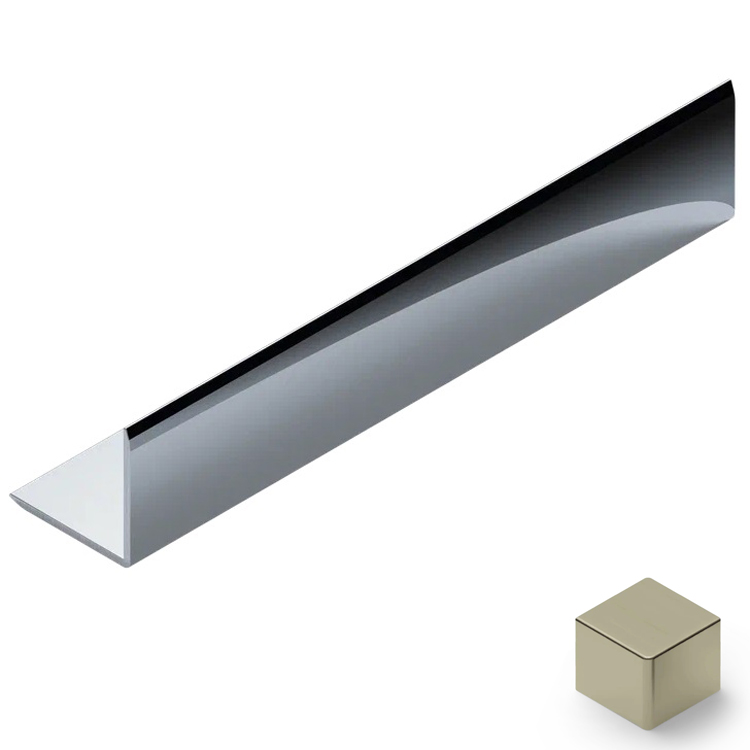 Угол 15x15 мм алюминий Neexy PV61-16 (титан матовый), 2.7 м.