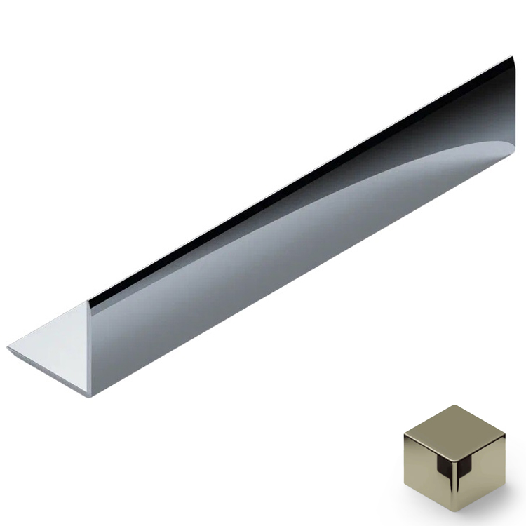 Угол 15x15 мм алюминий Neexy PV61-17 (титан блестящий), 2.7 м.