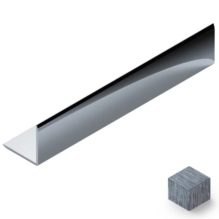 Угол 15x15 мм алюминий Neexy PV61-45 (серебро блестящее браш), 2.7 м.