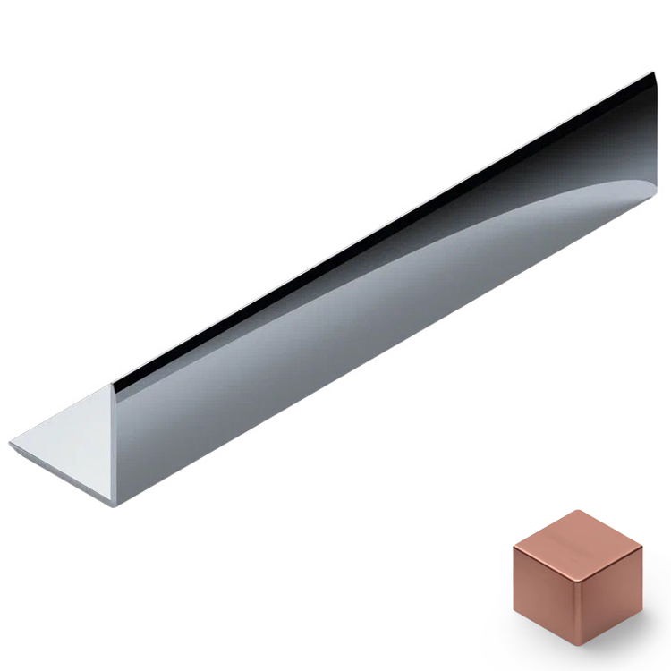 Угол 20x20 мм алюминий Neexy PV63-14 (розовый матовый), 2.7 м.