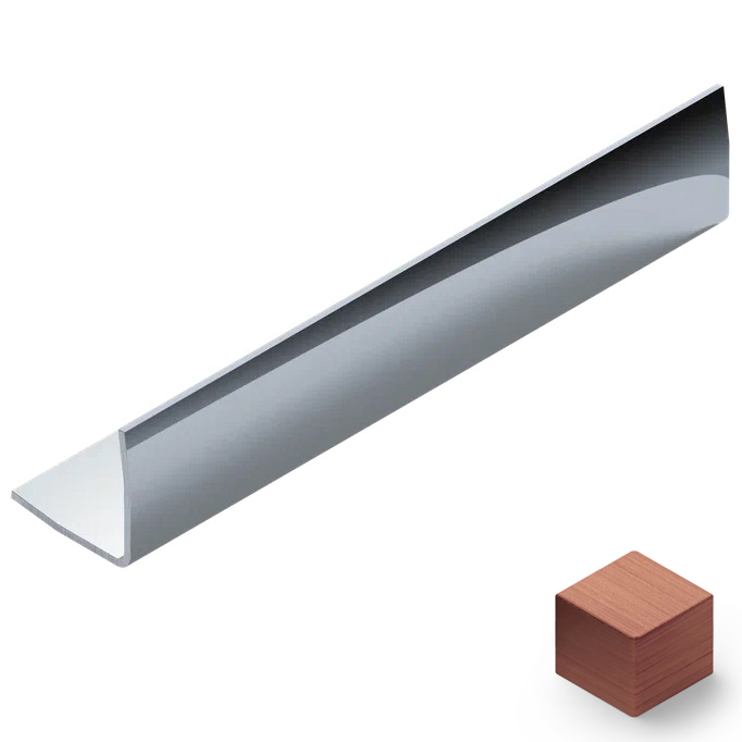 Нерж. сталь розовый браш