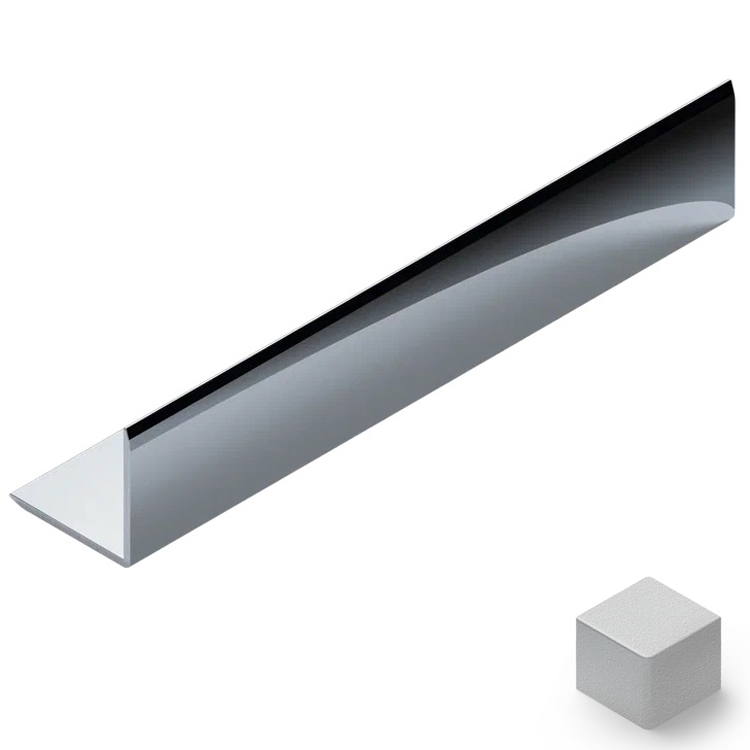 Угол 30x30 мм алюминий Neexy PV65-41 (муар белый), 2.7 м.
