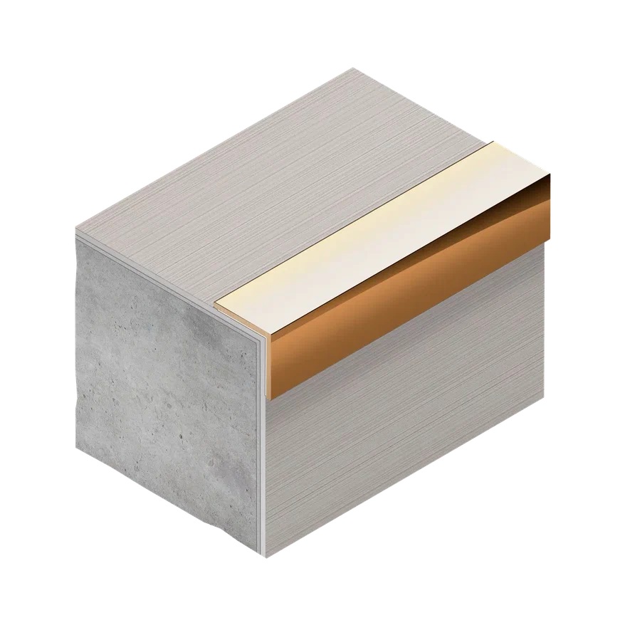 Угол латунь 10x10 мм Neexy  PVL90-03 (латунь брашированная), 2.7 м.