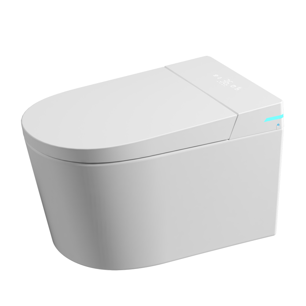 Унитаз-биде подвесной Abber Bequem AC1123SR 59x38x38.5 (белый), электронный