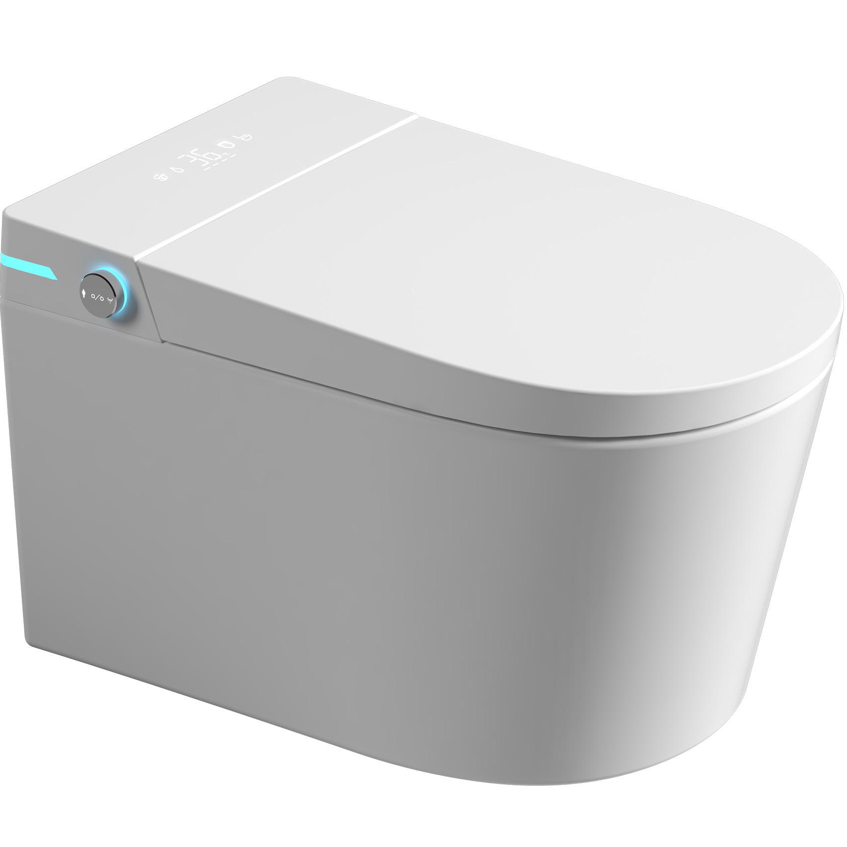 Унитаз-биде подвесной Abber Bequem AC1123SR 59x38x38.5 (белый), электронный