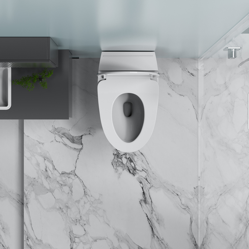 Унитаз подвесной с импульсным смывом Abber Bequem AC1124P 62.5x38x33 (белый)