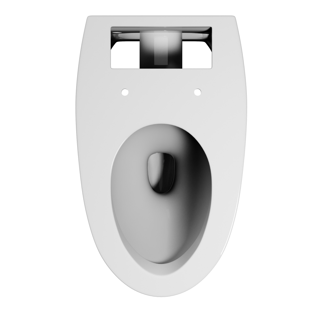 Унитаз подвесной с импульсным смывом Abber Bequem AC1124P 62.5x38x33 (белый)