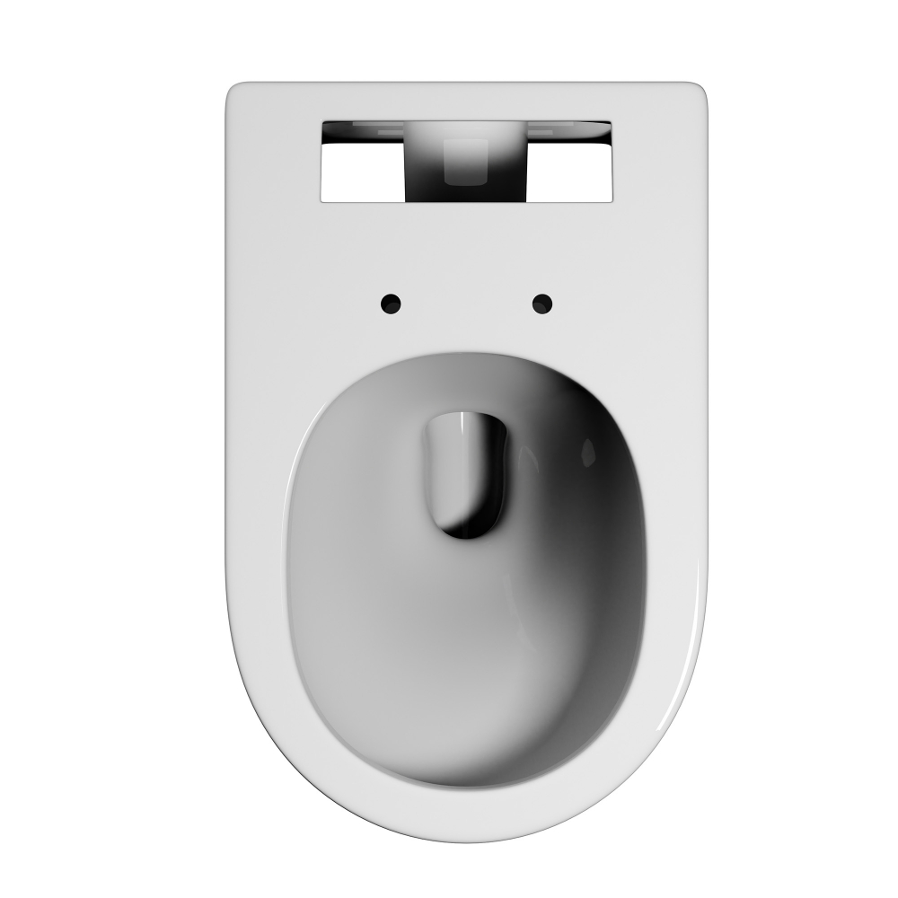 Унитаз подвесной с импульсным смывом Abber Bequem AC1126P 58x36x35 (белый)