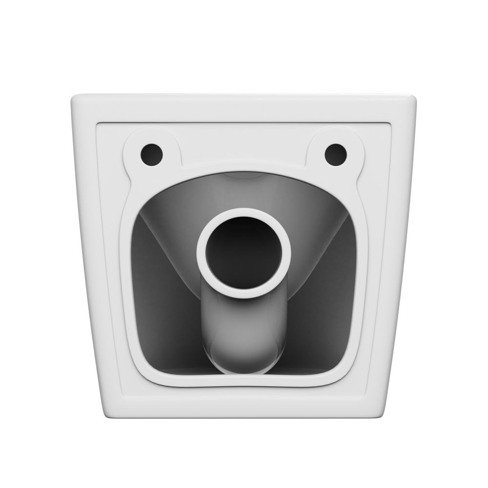 Унитаз подвесной с импульсным смывом Abber Bequem AC1126P 58x36x35 (белый)