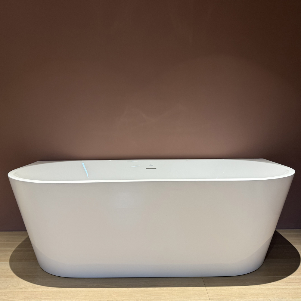 Ванна акриловая, пристенная Abber AB9503-1.4 140x70x58 (белый), слив-перелив