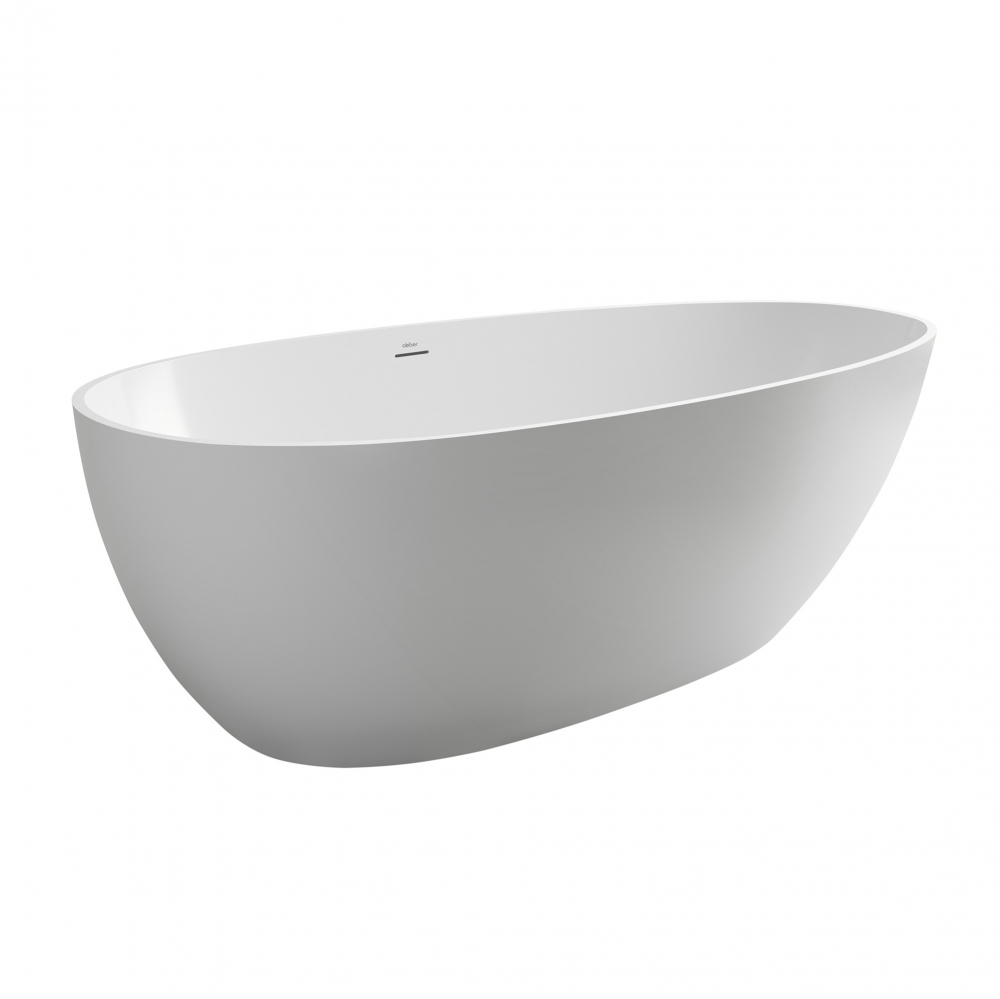 Ванна акриловая отдельностоящая Abber AB9211-1.8 180x90x58 (белый), слив-перелив