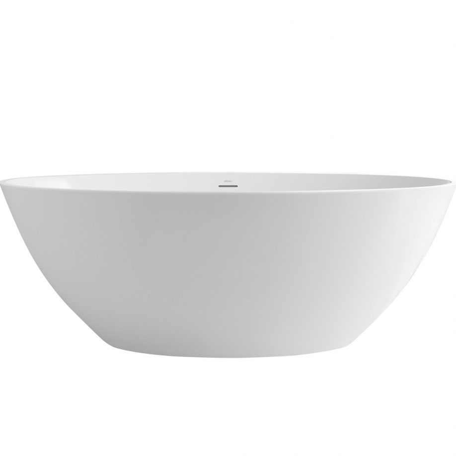 Ванна акриловая отдельностоящая Abber AB9249-1.6 165x90x58 (белый), слив-перелив