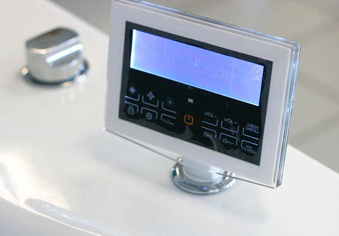 Ванна гидромассажная отдельностоящая Gemy G9089 K L 187х187х85 (белый), слив-перелив, левосторонняя