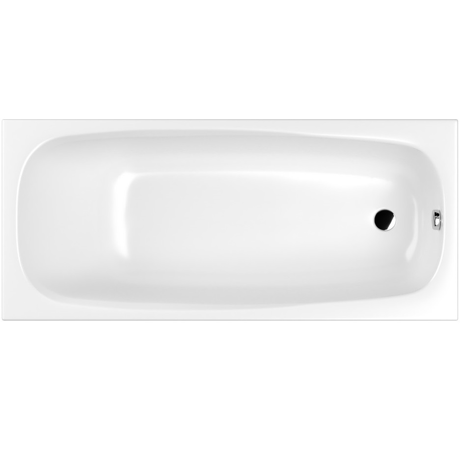 Ванна пристенная акриловая Whitecross Layla 0102.170075.100 170x75 см, (белый глянцевый), без злива-перелива