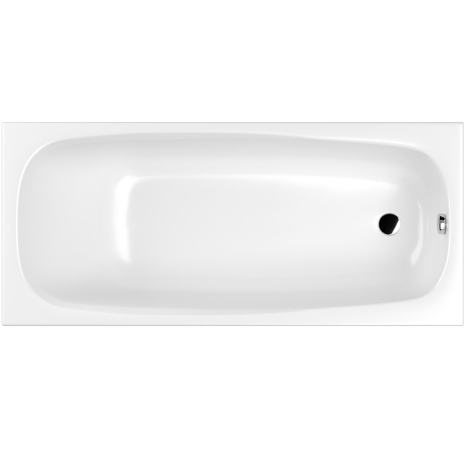 Ванна пристенная акриловая Whitecross Layla 0102.180080.100 180x80 см, (белый глянцевый), без слива-перелива