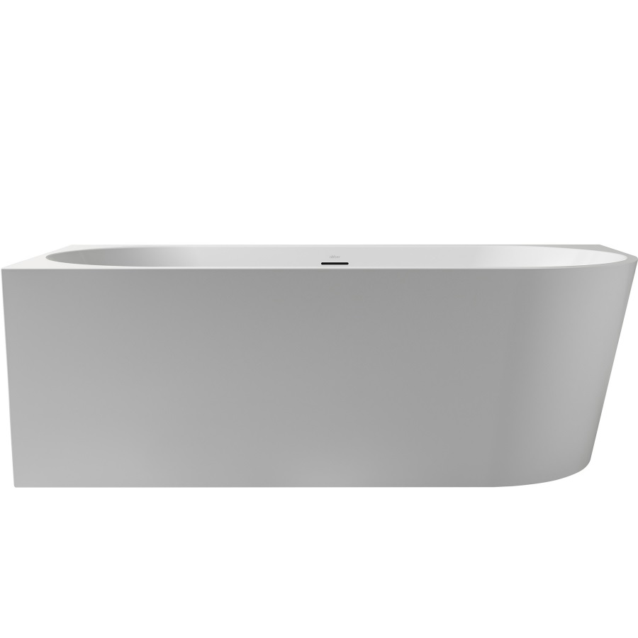 Ванна акриловая пристенная Abber AB9502-1.4 L 140x70x58 (белый), левая, слив-перелив