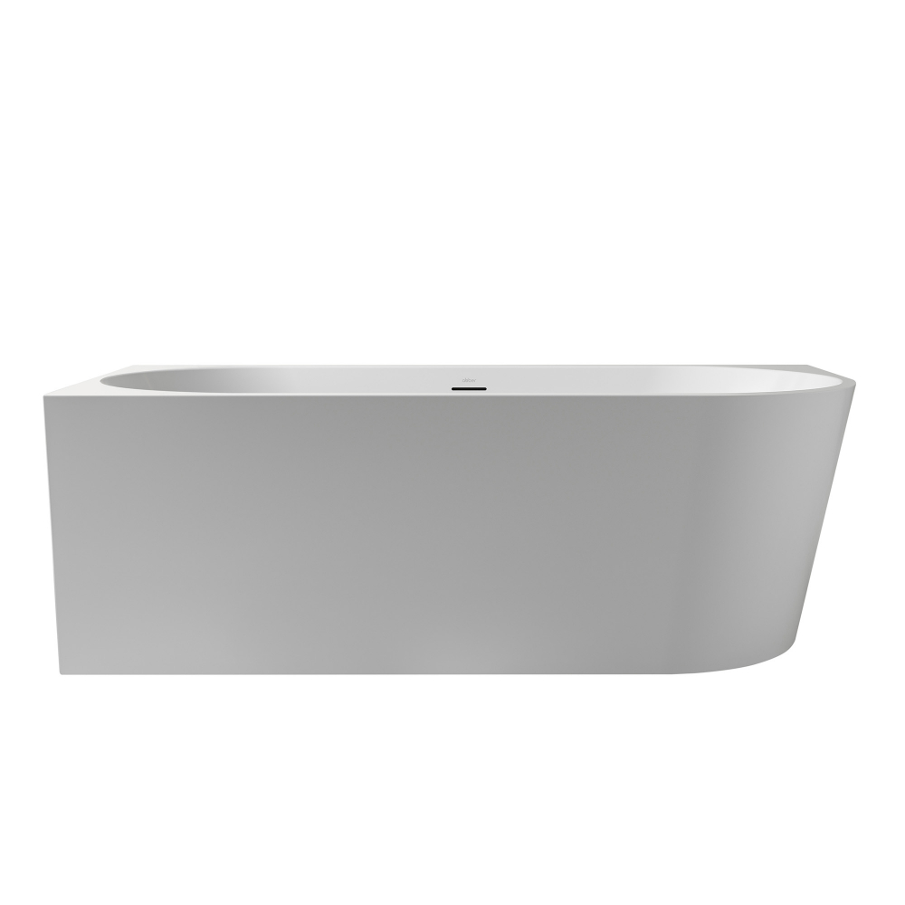 Ванна акриловая пристенная Abber AB9502-1.4 R 140x70x58 (белый), правая, слив-перелив 