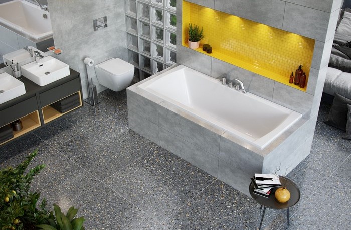 Ванна акриловая встраиваемая Excellent Aquaria Lux Slim WAEX.AQU18WHS 180x80 (белый глянец), без слива-перелива