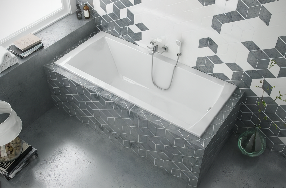 Ванна акриловая пристенная Excellent Aquaria WAEX.AQU17WH 170x75 (белый глянец), без слива-перелива